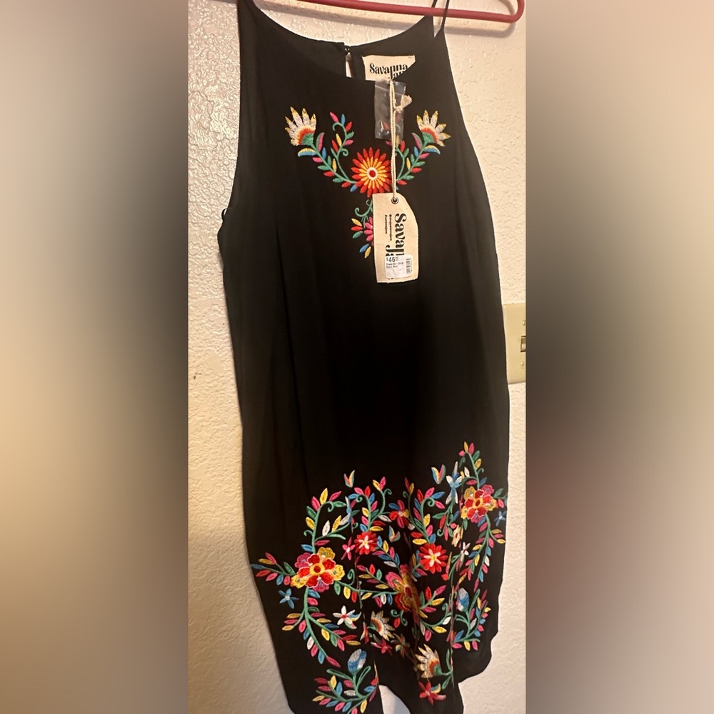 Savanna Jane - Black floral dress